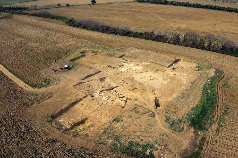Scarlino (GR), Vetricella, ripresa dell’area di scavo da drone (Foto Progetto nEU-Med)